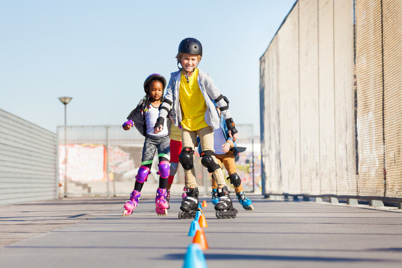 Leçons de rollerblade de groupe